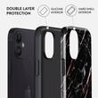 iPhone 12 / 12 Pro Burga Dual Layer Rose Gold Marble case