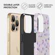 iPhone 13 Pro Burga Dual Layer Wildflower Hülle