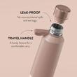 Bottiglia termica Burga Double Pink in acciaio inossidabile, 500 ml