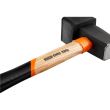 Stone hammer with rubber, 1.5 kg, RICHMANN EXCLUSIVE