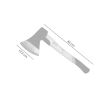 Ascia, manico in legno, con protezione, 1 kg, 43 cm, Esclusiva Richmann