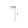 Ascia, coda in fibra, manico in gomma, 1,25 kg, 13x87 cm, Esclusiva Richmann