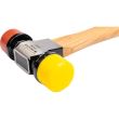 Doppelter Kunststoff-Blechhammer mit austauschbaren Köpfen 35 mm