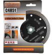 Disco diamantato turbo sottile, ceramica, taglio a umido e a secco, set da 3, 125 mm/22,23 mm, Esclusiva Richmann