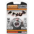 Lampada frontale con zoom, LED CREE, 3 W, 160 lumen, angolo regolabile, ESCLUSIVA RICHMANN
