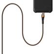 Câble UAG SRGE 3.2 Type-C vers Type-C, PD 240 W, 0,75 m, noir/orange