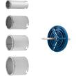 Carote diamantate, con guida, set da 4, 33-73 cm, Richmann