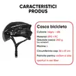 Fietshelm, afneembaar magnetisch vizier, aerodynamisch, ventilatiekanalen, verstelsysteem, maat L (56-61 cm), EPS+PC