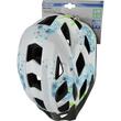 Casco da ciclismo Fischer "Urban Flower", bianco con motivo floreale, S/M