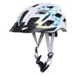 Casco da ciclismo Fischer "Urban Flower", bianco con motivo floreale, S/M