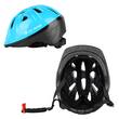 Casco da bicicletta per bambini, skateboard, equitazione, protezione per il mento, rete anti-insetti, con sistema di regolazione, taglia S/M (52-56 cm), EPS+PVC, West Biking, azzurro