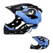 Casco de protección infantil, integral, bicicleta, scooter, monopatín, patines, sistema de ajuste, talla S (52-56 cm), EPS+PC, West Biking, azul