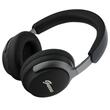 Casque Bluetooth Guess ANC/ENC supra-auriculaire avec logo en métal sans fil, noir