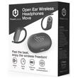 Casque sans fil Bluetooth PowerLocus à oreille ouverte, noir