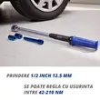 Chiave dinamometrica 17/19 mm, Goodyear, impugnatura 1/2 pollice 12,5 mm, 42–210 Nm
