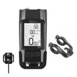 Ordenador multifuncional para bicicleta, inalámbrico, múltiples funciones incluyendo kilometraje, velocímetro, faro delantero LED para bicicleta con 4 modos de iluminación, luz delantera, linterna LED, bocina de 120 dB, pantalla LCD, batería recargable 2 x 2000 mAh
