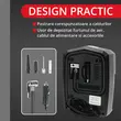3 in 1 digitale autocompressor, LED-licht, DC 12V, 120W, 35L/min, 3m voedingskabel, automatische uitschakeling