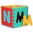 Tappeto in schiuma per bambini, EVA multicolore, motivo alfabeto, 172x172x1 cm, Springos