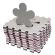 Tappeto tipo puzzle, per bambini, in schiuma EVA, 16 pezzi, 30x30 cm, Isotrade