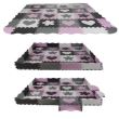 Tappeto tipo puzzle, per bambini, in schiuma EVA, 16 pezzi, 30x30 cm, Isotrade