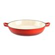 Pentola con coperchio, ghisa smaltata, rossa, 2,5 L, Perfect Home