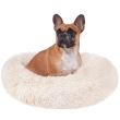 Cuccia morbida per cani/gatti, beige, 50 cm
