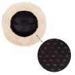 Weiches Bett für Hunde/Katzen, creme, 70 cm
