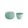 Vaso decorativo con catena, rotondo, verde, 23,9x16,1 cm, Splofy Bowl WS