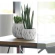  Vaso da fiori decorativo, rotondo, bianco, 37x21,8 cm, Sandy Bowl