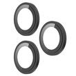 Devia Folie Glass Camera Peak Series iPhone 16 Pro / 16 Pro Max confezione da 3 Nero