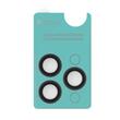 Devia Folie Glass Camera Peak Series iPhone 16 Pro / 16 Pro Max confezione da 3 Nero