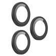 Devia Folie Glass Camera Peak Series iPhone 16 Pro / 16 Pro Max confezione da 3 Nero