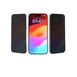 Devia Folie Glass Van Series Full Privacy iPhone 15, met montagekit Zwart