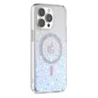 Devia Husa Shiny Series Design Original Magnétique iPhone 15 Pro Transparent / Bleu