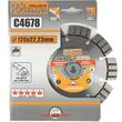 Segmentierte Diamantscheibe, Beton, Trockenschnitt, 125 mm/22,23 mm, Richmann Exclusive