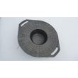 Disco grill, ghisa, tipo grill, con gambe, 52 cm, Mixed Barbeque