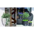 Vaso decorativo con catena, rotondo, marrone, 25,6x21,9 cm, Rato Round WS