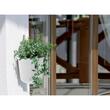 Vaso decorativo con catena, Prosperplast, Rato Round, rotondo, bianco, 25,6x21,9 cm