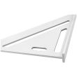 Zimmermannswinkel, Aluminium, dreieckig, mit Bein, 180x4 mm, Richmann