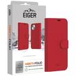 Funda tipo libro Eiger Husa North para iPhone 15, color rojo