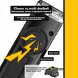 3-in-1-Fahrradcomputer, multifunktionaler kabelloser Digitalcomputer, LED-Fahrradscheinwerfer mit 3 Beleuchtungsmodi, 120-dB-Hupe, 450 Lumen, 2000-mAh-Akku, LCD-Display, Lenkerhalterung
