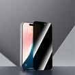 Devia Folie Glass Van Series Privacy a schermo intero due volte iPhone 16 Pro nero