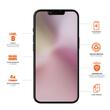 Vidrio Eiger Folie Mountain Glass Ultra GRS para iPhone 16e / iPhone 14 / iPhone 13 / iPhone 13 Pro Transparente