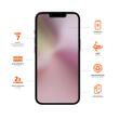 Eiger Folie Glass Privacy Mountain Black Edge 360 ​​GRS iPhone 16e / iPhone 14 / iPhone 13 / iPhone 13 Pro