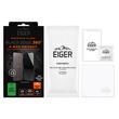 Eiger Folie Glass Privacy Mountain Black Edge 360 ​​GRS iPhone 16e / iPhone 14 / iPhone 13 / iPhone 13 Pro