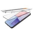 Spigen Folie Sticla Glass tR EZ Fit iPhone 15 Pro Max, set 2 buc, kit de montare, Black