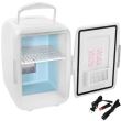 Frigo turistico, mini, 12V/220V, bianco, 4 L, 17,5x23,5x25 cm, Malatec