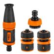 Tubo da giardino, antitorsione, 6 strati, 50 m, con pistola a spruzzo e 4 accessori, 1/2&quot;, NEO