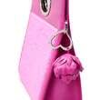 Urban Vanilla, Borsa in pelle con manico e paillettes KELLY Pink SPARKLE, Pink