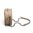 Urban Vanilla, Borsa a tracolla in pelle con tracolla a catena MACCA, Beige